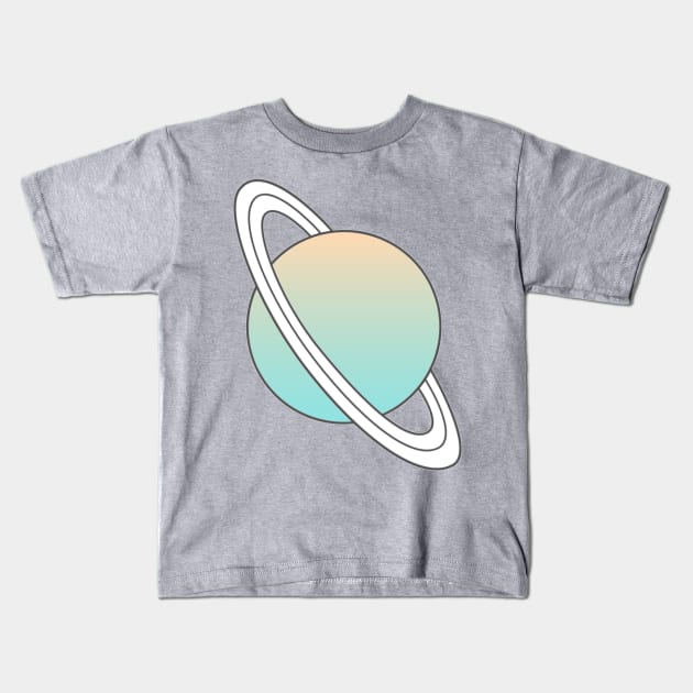 Saturn Kids T-Shirt by ghjura